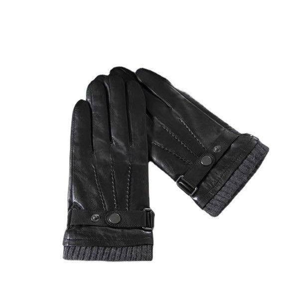 Men's Touchscreen Goatskin Leather Gloves